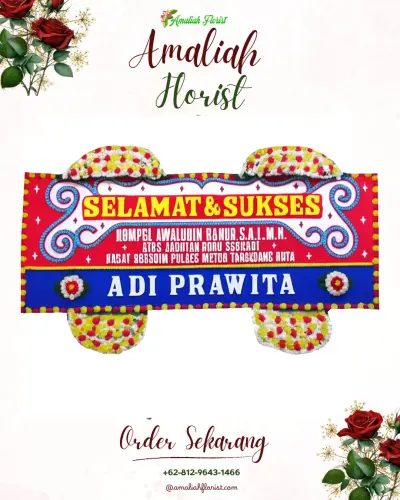 Karangan Bunga Ucapan Selamat di Bontang
